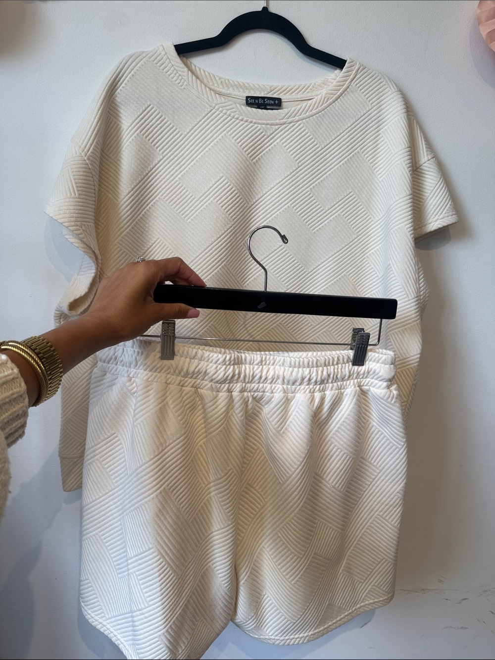 See and be seen cream set size 1X